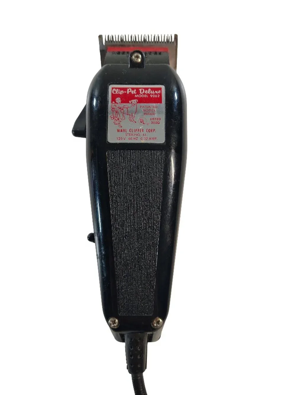 Vintage 90's Wahl Clip-Pet Deluxe Model 9262 Working, Tested & Cleaned!
